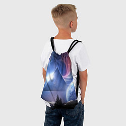 Рюкзак-мешок Pink Floyd: Space, цвет: 3D-принт — фото 2