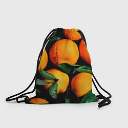 Рюкзак-мешок Мандаринчики, цвет: 3D-принт