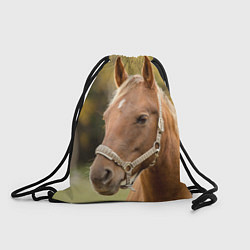 Рюкзак-мешок Взгляд лошади, цвет: 3D-принт
