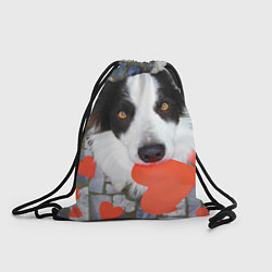 Рюкзак-мешок Влюбленный щенок, цвет: 3D-принт