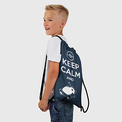Рюкзак-мешок Keep Calm & Squirtle, цвет: 3D-принт — фото 2