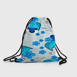 Рюкзак-мешок Весенний узор, цвет: 3D-принт