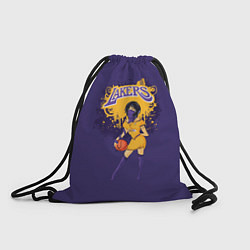 Рюкзак-мешок Lakers, цвет: 3D-принт