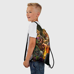 Рюкзак-мешок Аргонианская дева, цвет: 3D-принт — фото 2