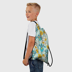 Рюкзак-мешок Цветущий ирис, цвет: 3D-принт — фото 2