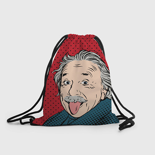 Мешок для обуви Альберт Эйнштейн: Поп-арт / 3D-принт – фото 1