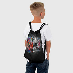 Рюкзак-мешок Art skull, цвет: 3D-принт — фото 2