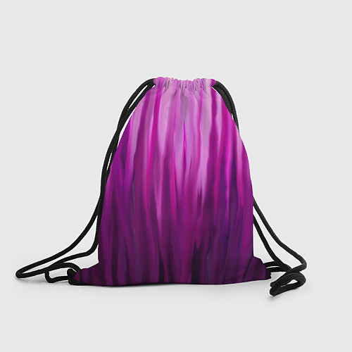 Мешок для обуви Фиолетово-черные краски / 3D-принт – фото 1
