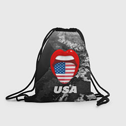 Рюкзак-мешок USA, цвет: 3D-принт