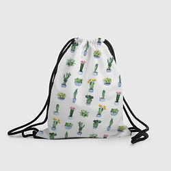 Рюкзак-мешок Кактусы, цвет: 3D-принт