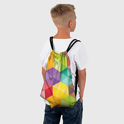 Рюкзак-мешок Цветные зонтики, цвет: 3D-принт — фото 2