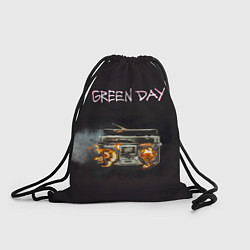 Мешок для обуви Green Day магнитофон в огне