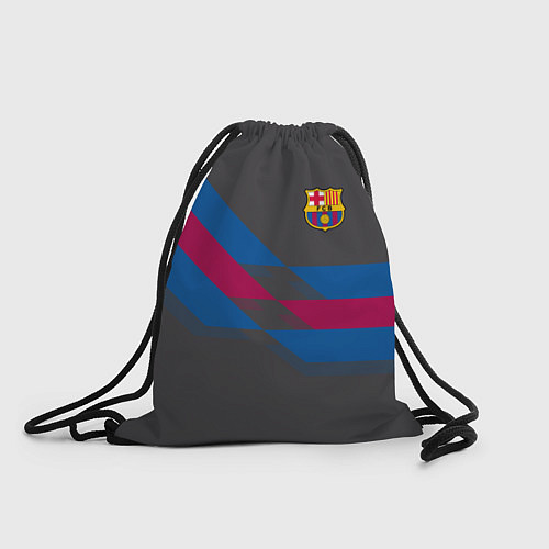 Мешок для обуви Barcelona FC: Dark style / 3D-принт – фото 1