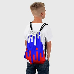 Рюкзак-мешок Русский триколор, цвет: 3D-принт — фото 2