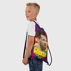 Рюкзак-мешок FCB Lionel Messi, цвет: 3D-принт — фото 2