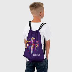 Рюкзак-мешок Led Zeppelin: Violet Art, цвет: 3D-принт — фото 2