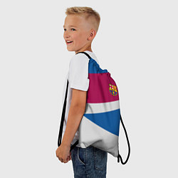 Рюкзак-мешок FC Barcelona: Sport Geometry, цвет: 3D-принт — фото 2