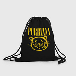 Рюкзак-мешок Purrvana, цвет: 3D-принт