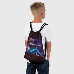Рюкзак-мешок BoJack, цвет: 3D-принт — фото 2