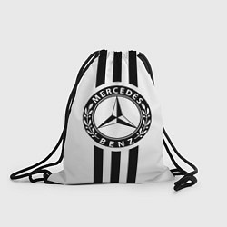 Рюкзак-мешок Mercedes-Benz White, цвет: 3D-принт