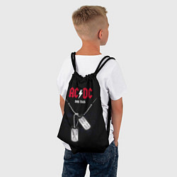 Рюкзак-мешок AC/DC: Dog Tags, цвет: 3D-принт — фото 2