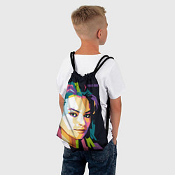Рюкзак-мешок Margot Robbie, цвет: 3D-принт — фото 2