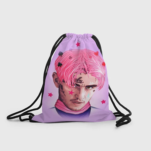 Мешок для обуви Lil Peep: Pink Edition / 3D-принт – фото 1