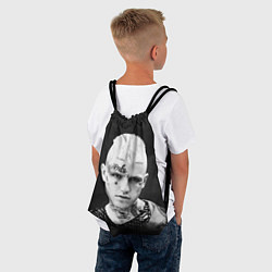 Рюкзак-мешок Lil Peep: Black Edition, цвет: 3D-принт — фото 2