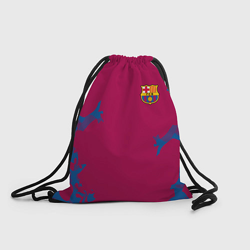 Мешок для обуви FC Barcelona: Purple Original / 3D-принт – фото 1