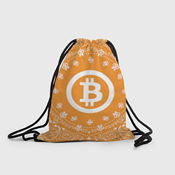 Рюкзак-мешок Bitcoin Mandala, цвет: 3D-принт