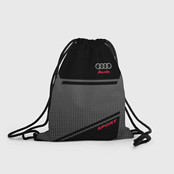 Мешок для обуви Audi: Crey & Black