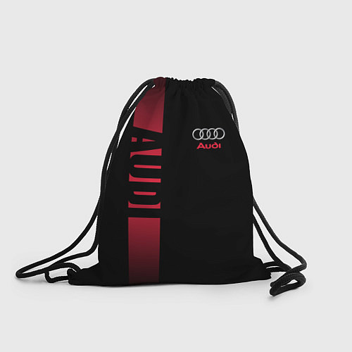 Мешок для обуви Audi: Black Sport / 3D-принт – фото 1