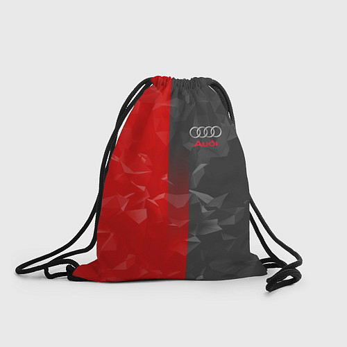 Мешок для обуви Audi: Red & Grey poly / 3D-принт – фото 1