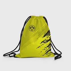 Рюкзак-мешок FC Borussia: Yellow Original, цвет: 3D-принт