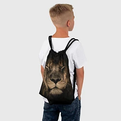 Рюкзак-мешок Львиный взгляд, цвет: 3D-принт — фото 2