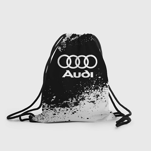 Мешок для обуви Audi: Black Spray / 3D-принт – фото 1