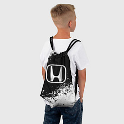 Рюкзак-мешок Honda: Black Spray, цвет: 3D-принт — фото 2