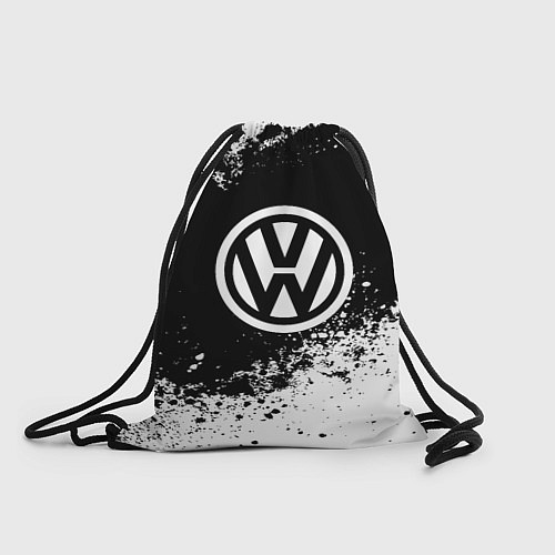 Мешок для обуви Volkswagen: Black Spray / 3D-принт – фото 1