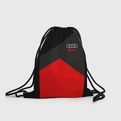 Рюкзак-мешок Audi: Red Sport, цвет: 3D-принт