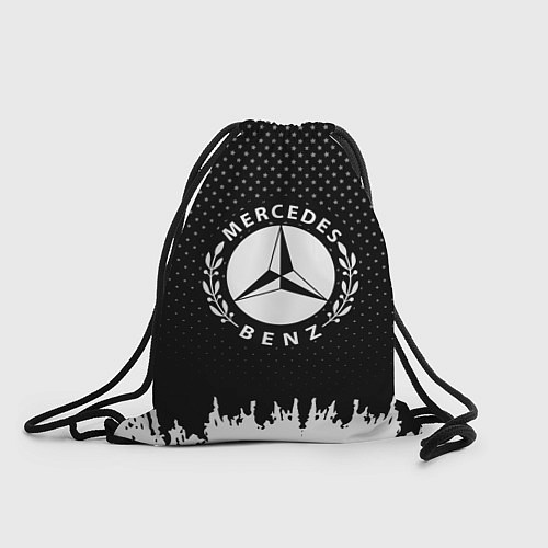 Мешок для обуви Mercedes-Benz: Black Side / 3D-принт – фото 1