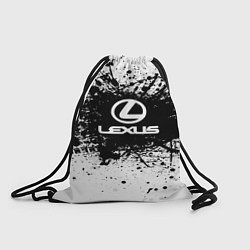 Рюкзак-мешок Lexus: Black Spray, цвет: 3D-принт