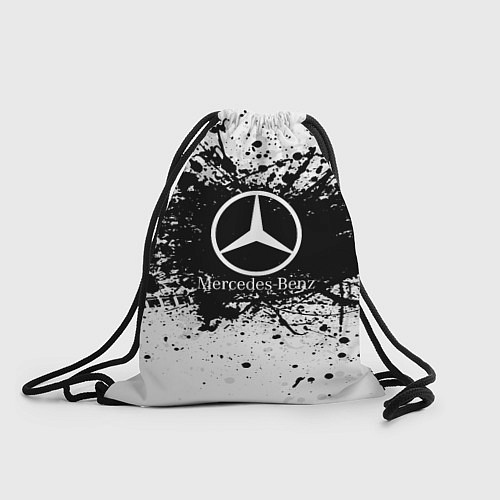 Мешок для обуви Mercedes-Benz: Black Spray / 3D-принт – фото 1