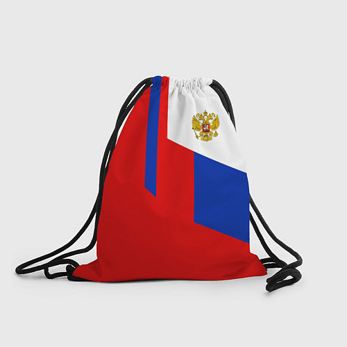Мешок для обуви Russia: Geometry Tricolor / 3D-принт – фото 1