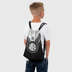 Рюкзак-мешок FC Inter: Black Style, цвет: 3D-принт — фото 2