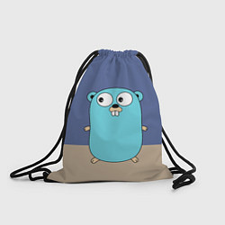 Рюкзак-мешок Golang, цвет: 3D-принт