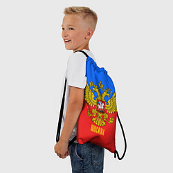 Рюкзак-мешок Москва: Россия, цвет: 3D-принт — фото 2