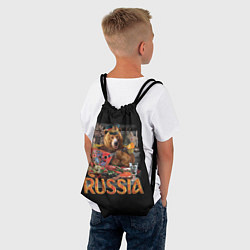 Рюкзак-мешок This is Russia, цвет: 3D-принт — фото 2