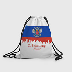 Рюкзак-мешок St. Petersburg: Russia, цвет: 3D-принт