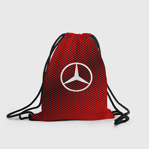 Мешок для обуви Mercedes: Red Carbon / 3D-принт – фото 1