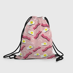 Рюкзак-мешок Стиль бекона, цвет: 3D-принт